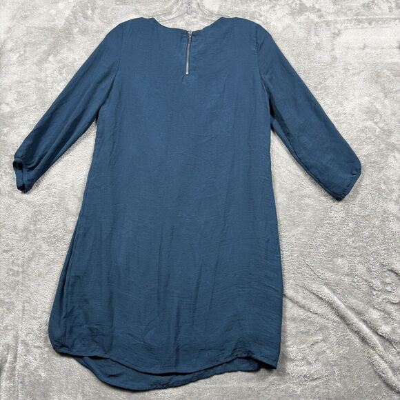 H&M Teal Smock Tunic Dress NWT Size 4 - Picture 2 of 6